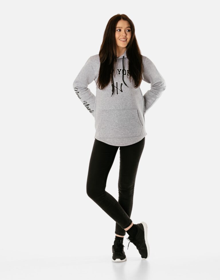 Bluza Dresowa Damska z Kapturem Kangurka 7703-5 XL