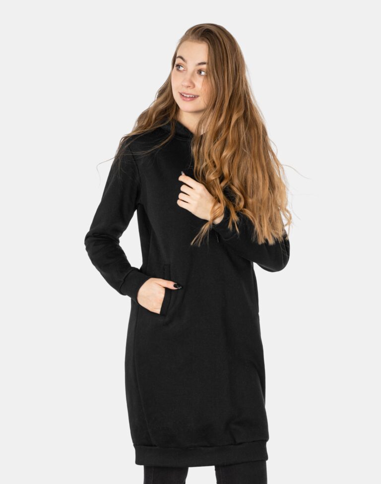 Ciepła Długa Bluza Bawełniana Damska 10005-02 r L