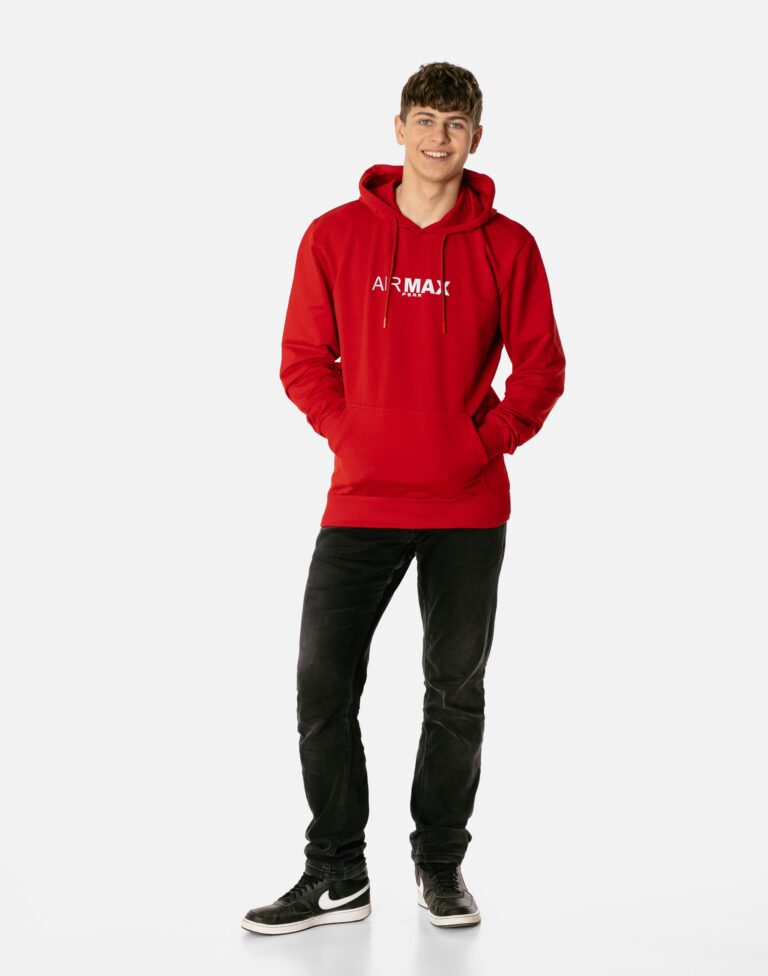 Sportowa Bluza Dresowa Męska z Kapturem 6721-3 r M