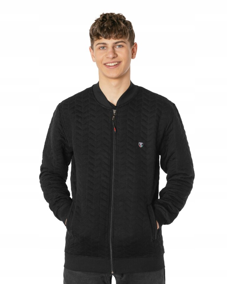 Sportowa Bluza Męska Rozsuwana Bomberka 6486-1 3XL