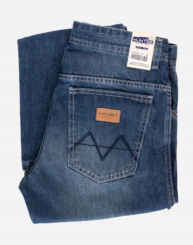 Spodnie Jeansy Dżinsy Męskie HUNTER 110/SN2 W39L30