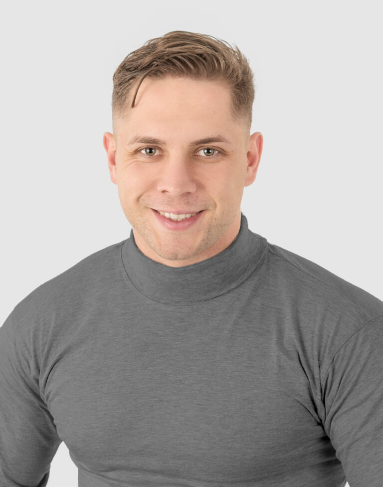 Elegancki Sweter Golf Męski Golfy WXM r 5XL szary