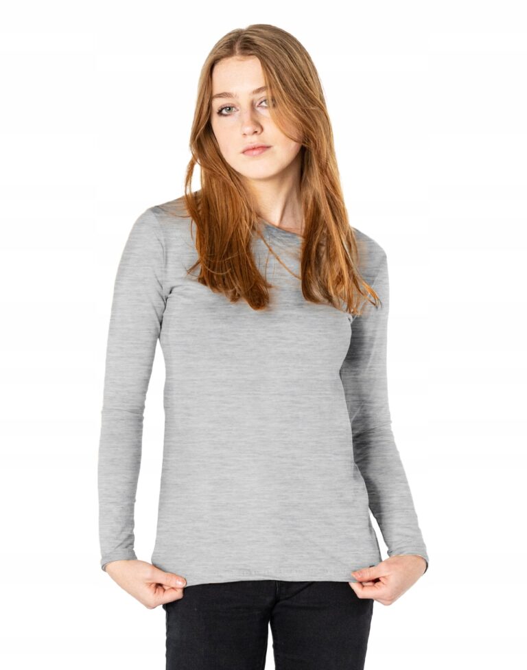 Bluzka Koszulka Damska Długi Rękaw 8056-20 XL/XXL