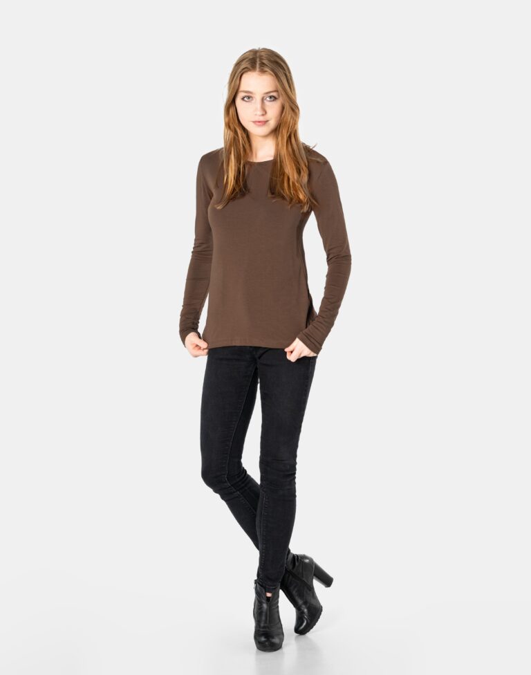 Bluzka Koszulka Damska Długi Rękaw 8056-13 XL/XXL