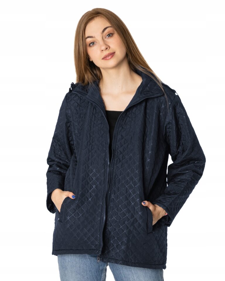 Kurtka Wiatrówka Damska Lekko Ocieplona F0505-2 XL