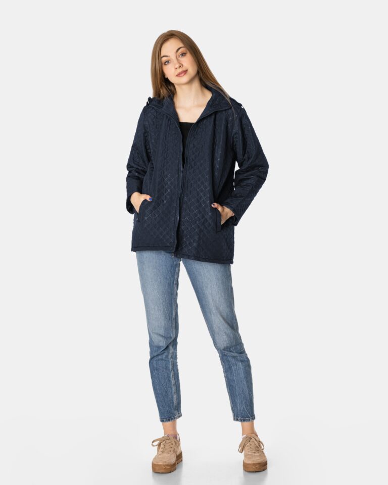 Kurtka Wiatrówka Damska Lekko Ocieplona F0505-2 XL