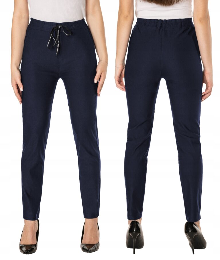 Eleganckie Spodnie Cygaretki Damski K551-2 4XL/5XL