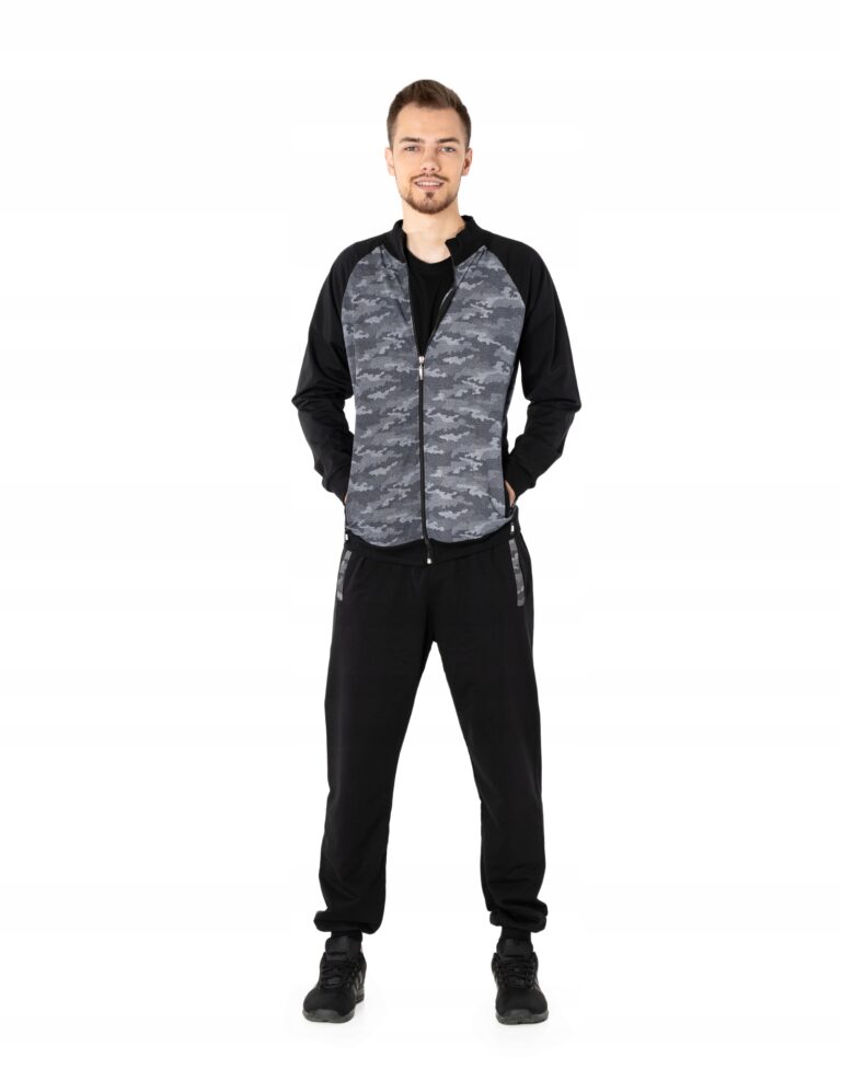 Komplet Dresowy Męski Bluza Spodnie KB01-1 XXL