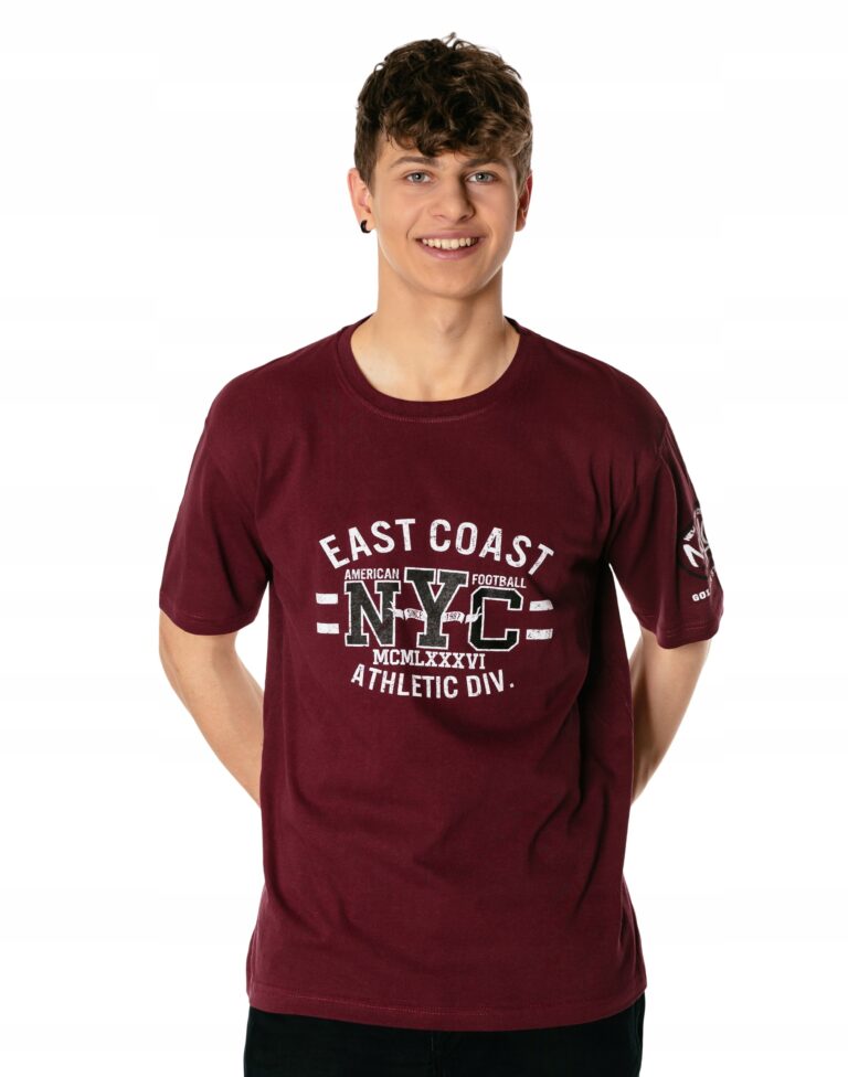 Koszulka Męska Podkoszulek T-shirt Top KR06-09 XL