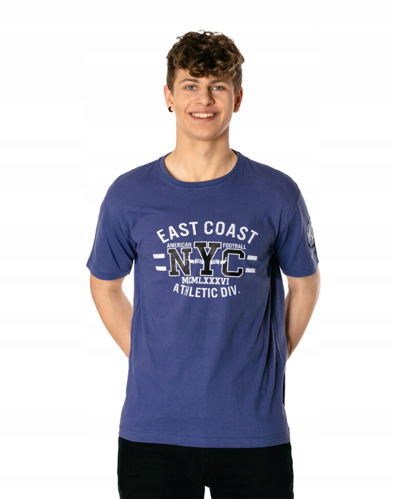 Koszulka Męska Podkoszulek T-shirt Top KR06-7 r L