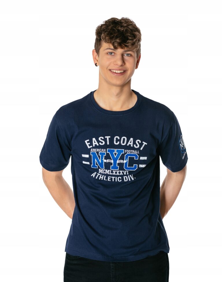 Koszulka Męska Podkoszulek T-shirt Top KR06-3 r M