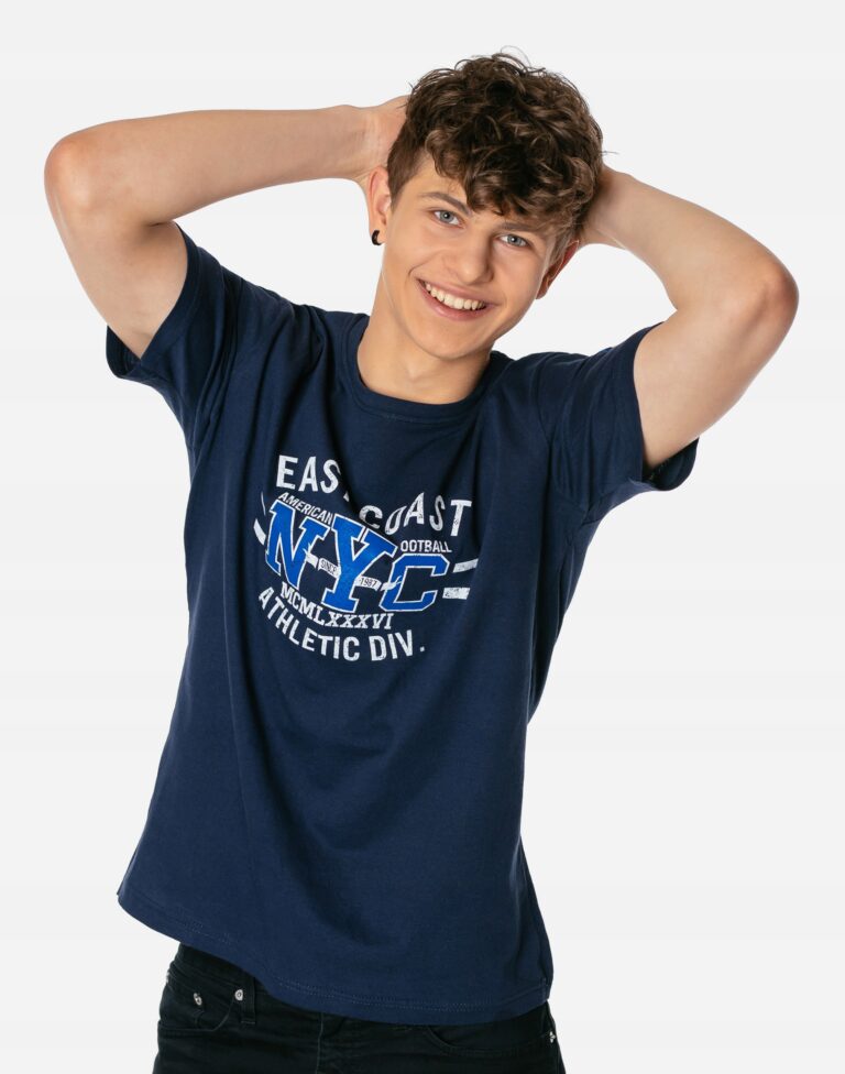 Koszulka Męska Podkoszulek T-shirt Top KR06-3 r M
