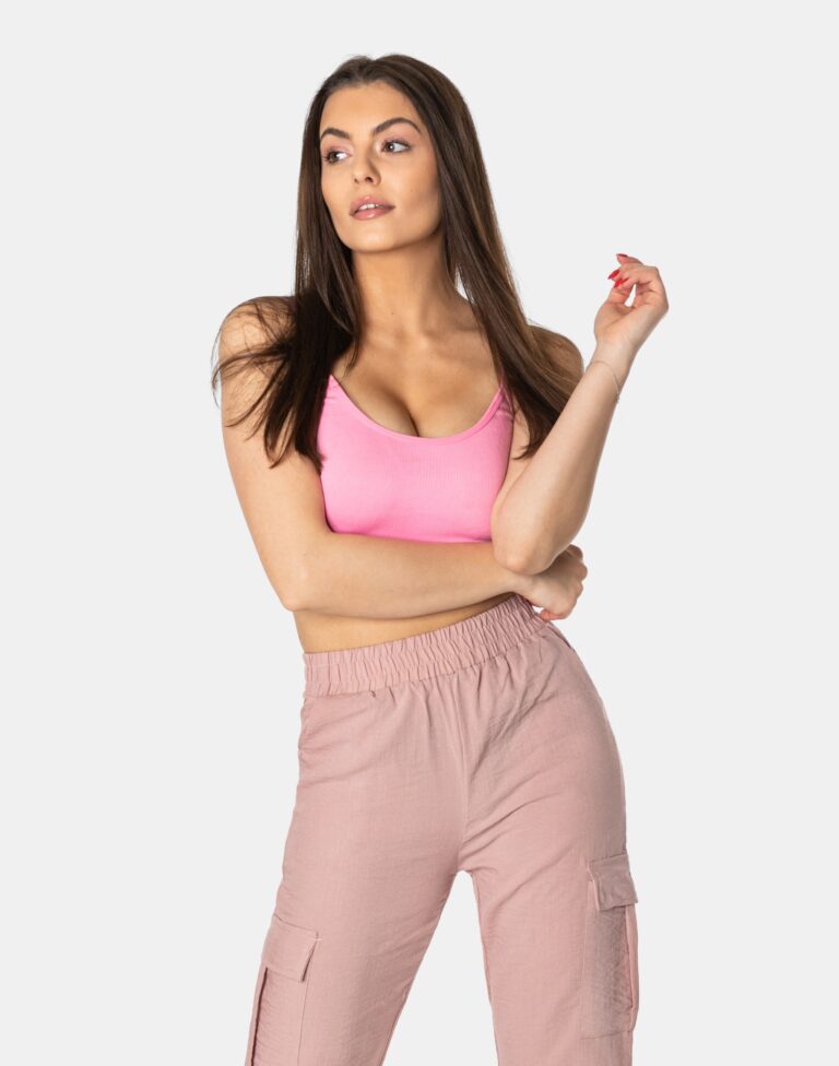 Cienkie Spodnie Damskie Bojówki Cargo 83743-2 L/XL