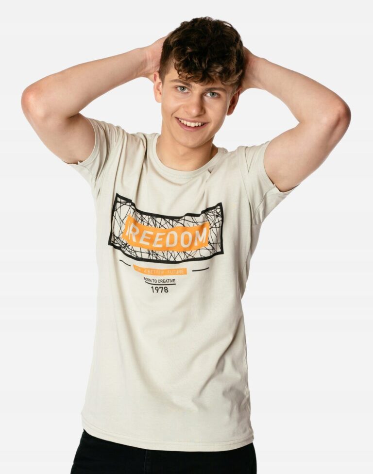Koszulka Podkoszulek Tshirt Męski Shirt KM26-4 XXL