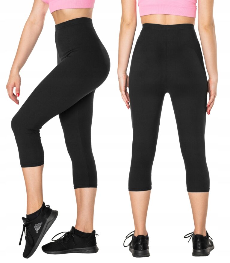 Duże Legginsy Getry Damskie Bambusowe 715-2 5/6XL