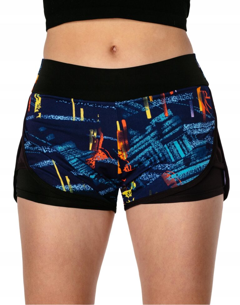 Krótkie Spodenki Damskie Szorty Fitness 303-3 L/XL