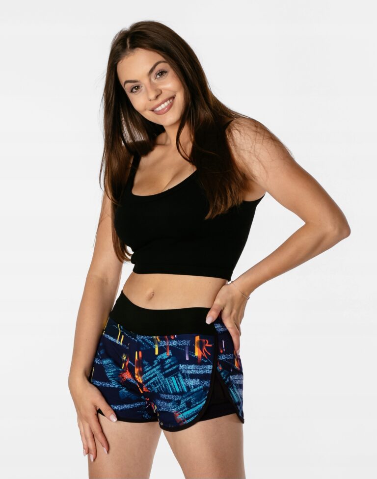 Krótkie Spodenki Damskie Szorty Fitness 303-3 L/XL