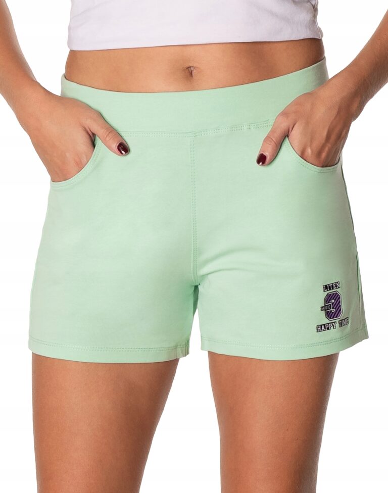 Krótkie Spodenki Szorty Sportowe Damskie 46940-1 L