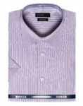 Lawendowy w delikatny prążek 02