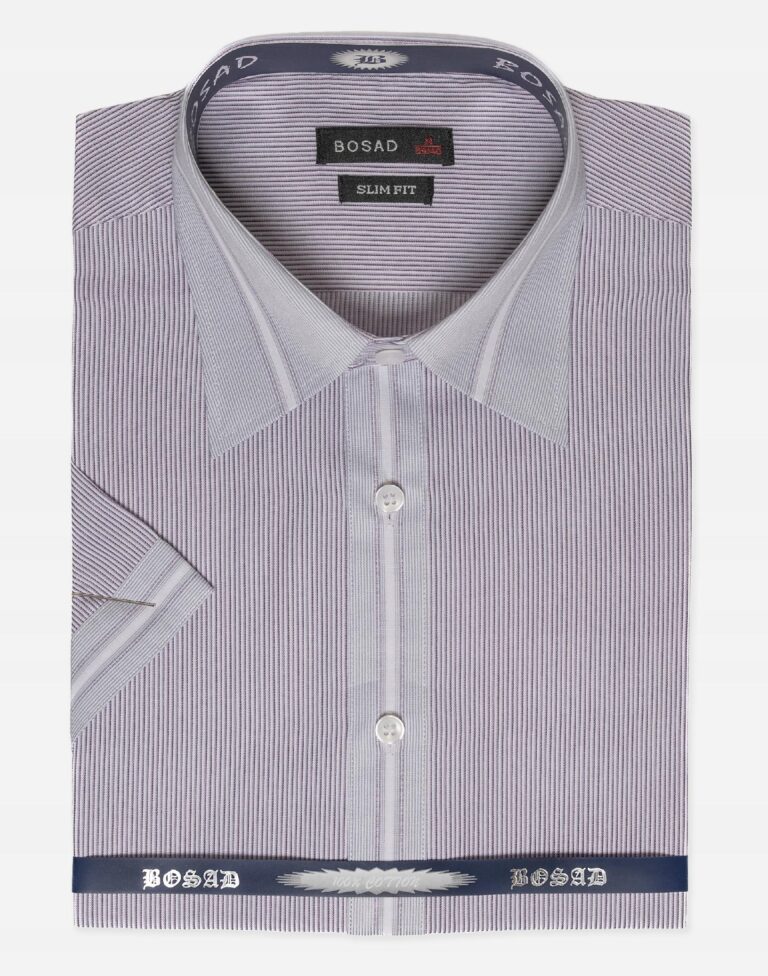 Elegancka Koszula Męska Krótki Rękaw WY127-3 38/39