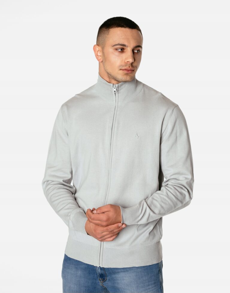 Sweter Męski Rozsuwany Półgolf Golf S3S C116 r XL
