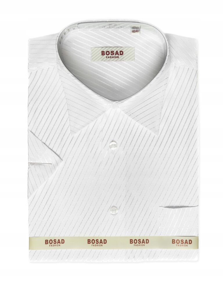 Wizytowa Koszula Męska Krótki Rękawem WY12-2 40/41