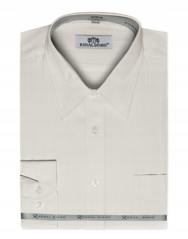 Wizytowa Koszula Męska Długim Rękawem C23-3 44/45