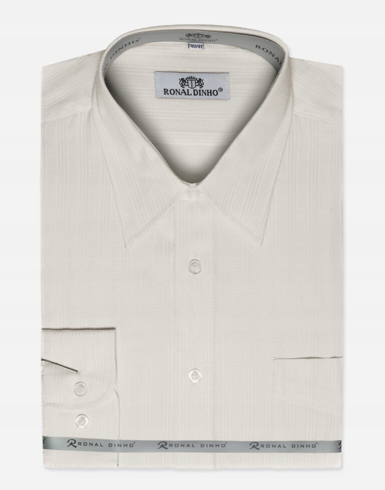 Wizytowa Koszula Męska Długim Rękawem C23-3 44/45