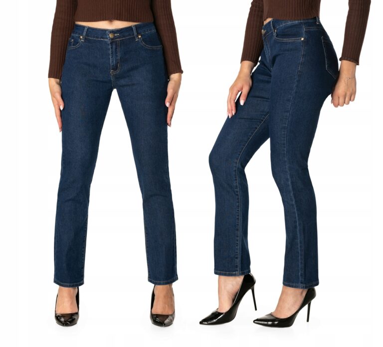 Spodnie Jeansy Damskie Dżinsy ze Streczem 261 W42