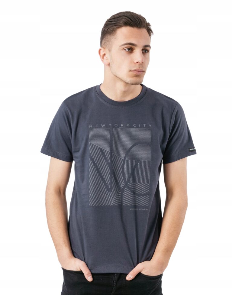 Podkoszulek Męski Koszulka T-shirt NEW YORK-08 6XL