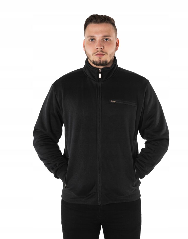 Bluza Sportowa Dresowa Męska Rozsuwana 0437-02 XL
