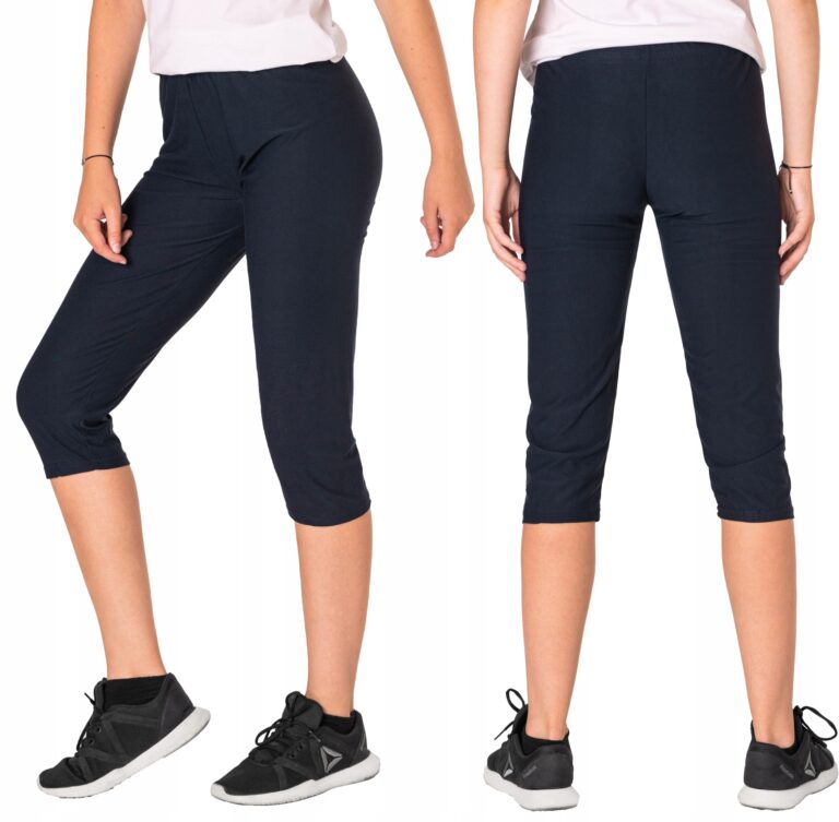 Duże Krótkie Spodnie Legginsy Getry Damskie Leginsy Sportowe 1022-2 6XL/7XL