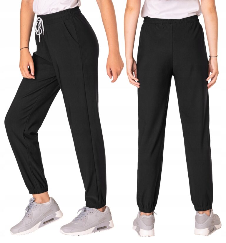 Sportowe Spodnie Dresowe Damskie Dresy Treningowe Bawełniane 99161-2 r L/XL