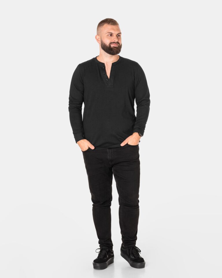 Koszulka Męska z Długim Rękawem Bluza Podkoszulek Długi Rękaw 1057-1 r 3XL