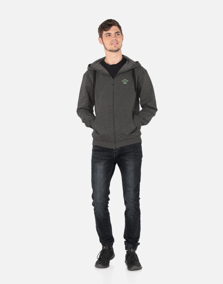 Ciepła Bluza Dresowa Męska Sportowa Rozsuwana Rozpinana Kaptur 3865-1 r XL