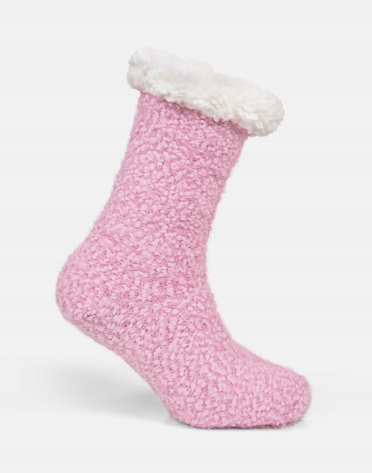 Grube Ciepłe Skarpetki Ocieplane Skarpety z Futerka Damskie PWB10-3 39-42