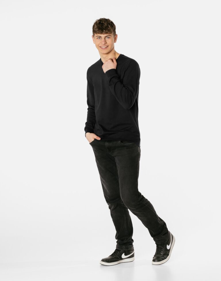 Duża Bluza Koszulka Męska 100% Bawełniana Podkoszulek Długi Rękaw K17-2 3XL