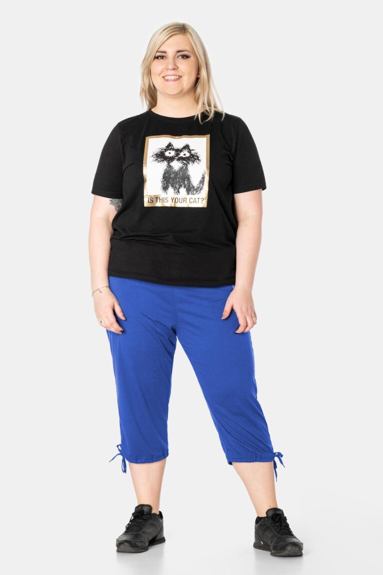 Duże Krótkie Spodenki Damskie Rybaczki 8162-10 4XL