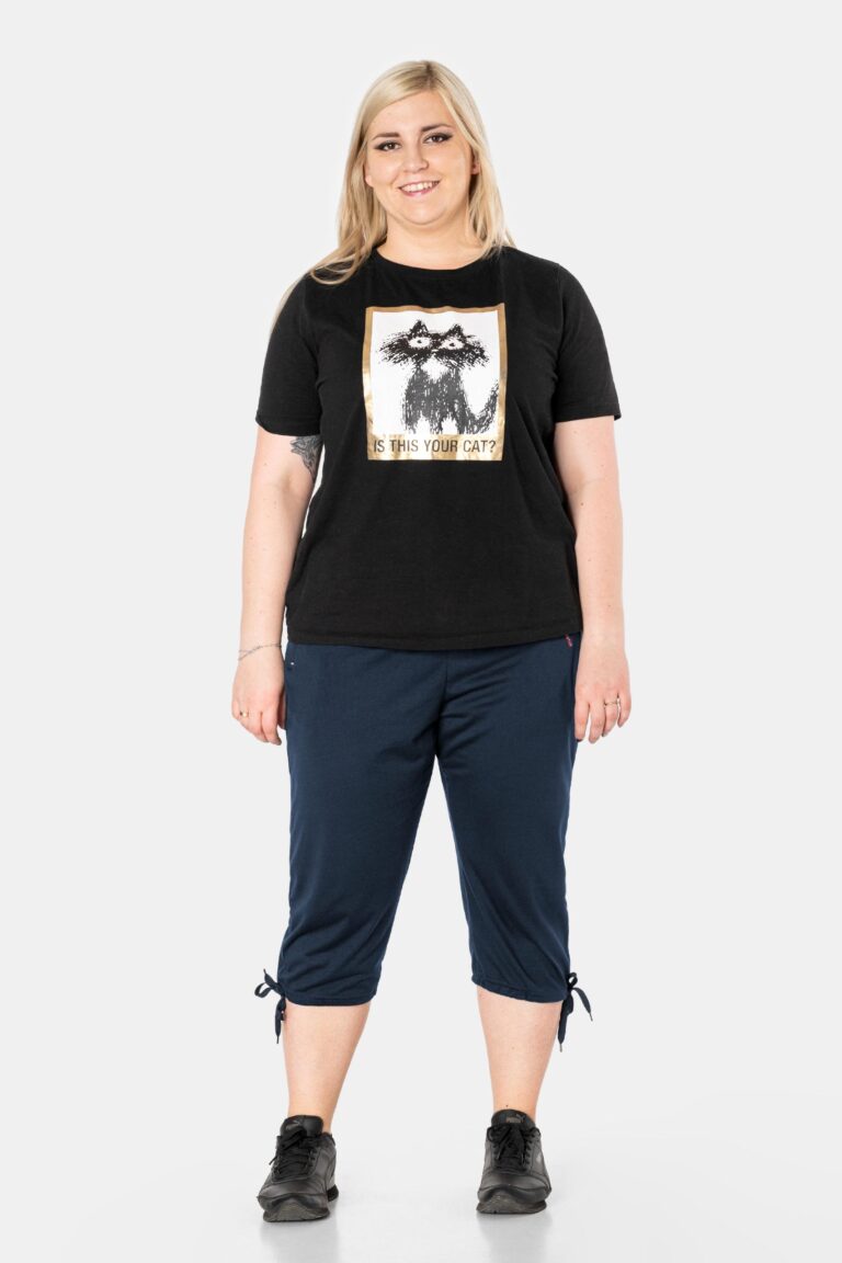 Duże Krótkie Spodenki Damskie Rybaczki 8162-4 5XL