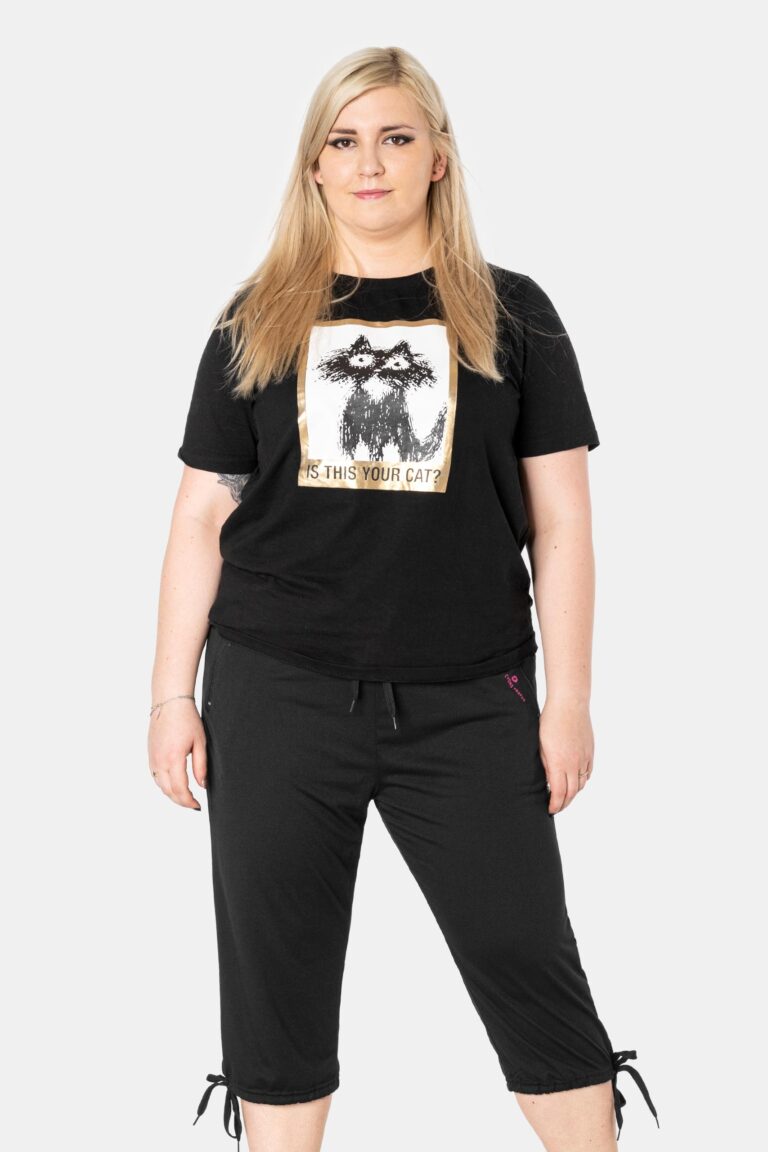 Duże Krótkie Spodenki Damskie Rybaczki 8162-3 5XL