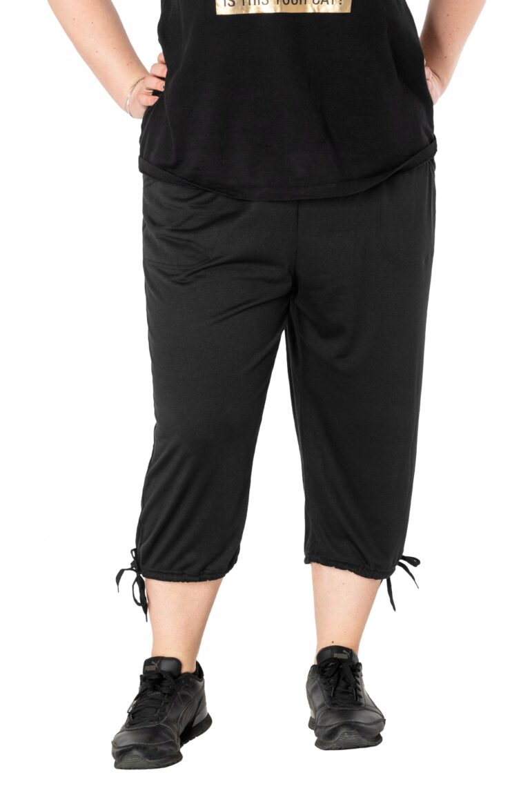 Duże Krótkie Spodenki Damskie Rybaczki 838-2 5XL