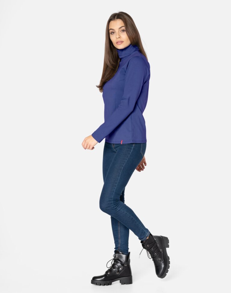 Golf Damski Cienki Sweter Golfy 8112-19 r M/L