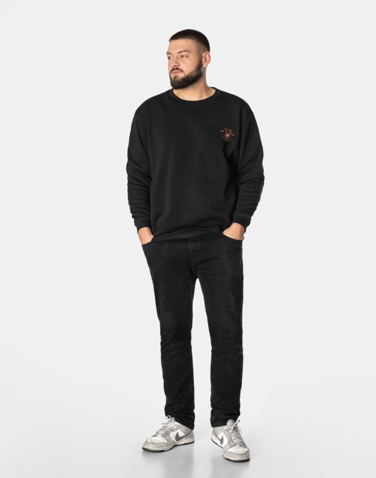 Duża Ciepła Bluza Dresowa Męska Bawełniana Sportowa Ocieplana 2312-02 r 6XL