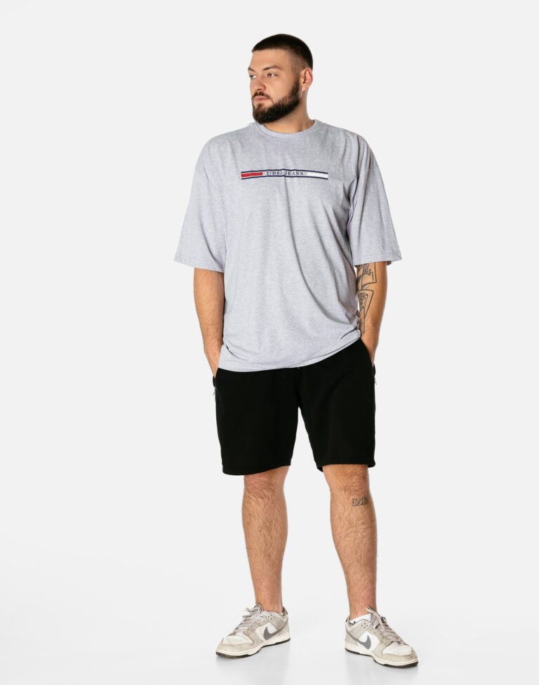 Duży Podkoszulek Koszulka T-shirt Męski Tshirt Duże Rozmiary 3001-04 r 7XL