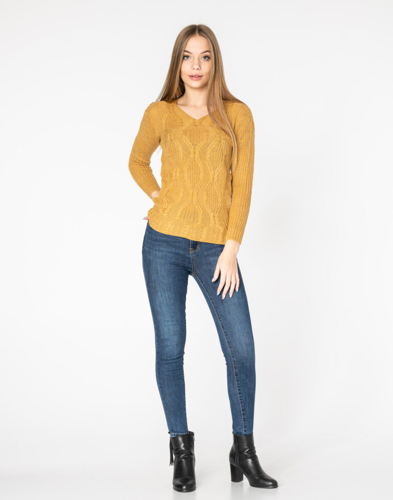 Spodnie Damskie Jeans Rurki Modelujące Push 696 S