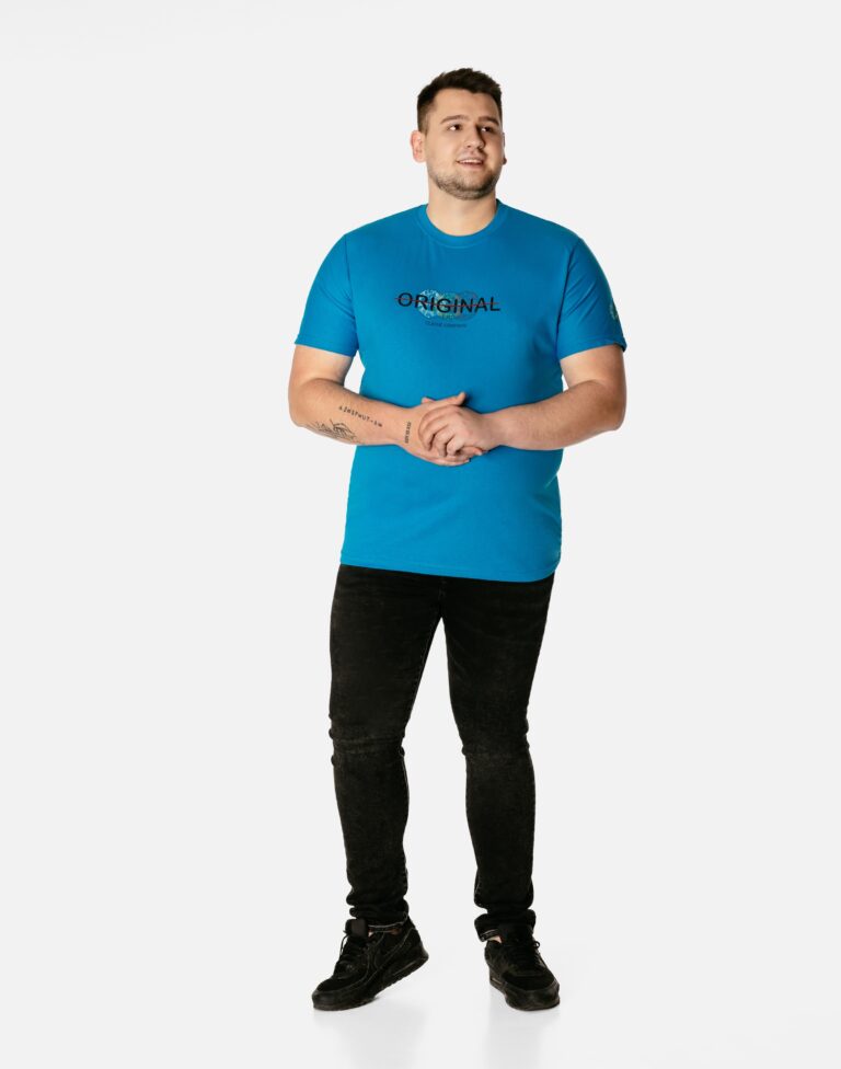 Duży Podkoszulek Koszulka Tshirt Męski Bawełniany Duże Rozmiary 965-11 4XL