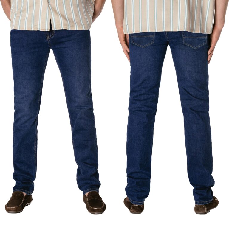 Spodnie Jeansowe Granatowe Dżinsowe Męskie Dżinsy Texasy Jeans N82 W34 L30