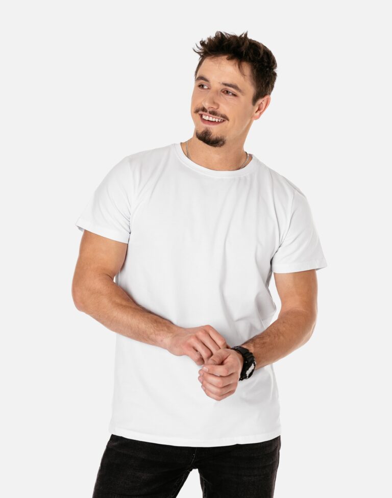 Koszulka Podkoszulek Tshirt Męski Gładki Bawełniany Krótki Rękaw TS01-1 2XL