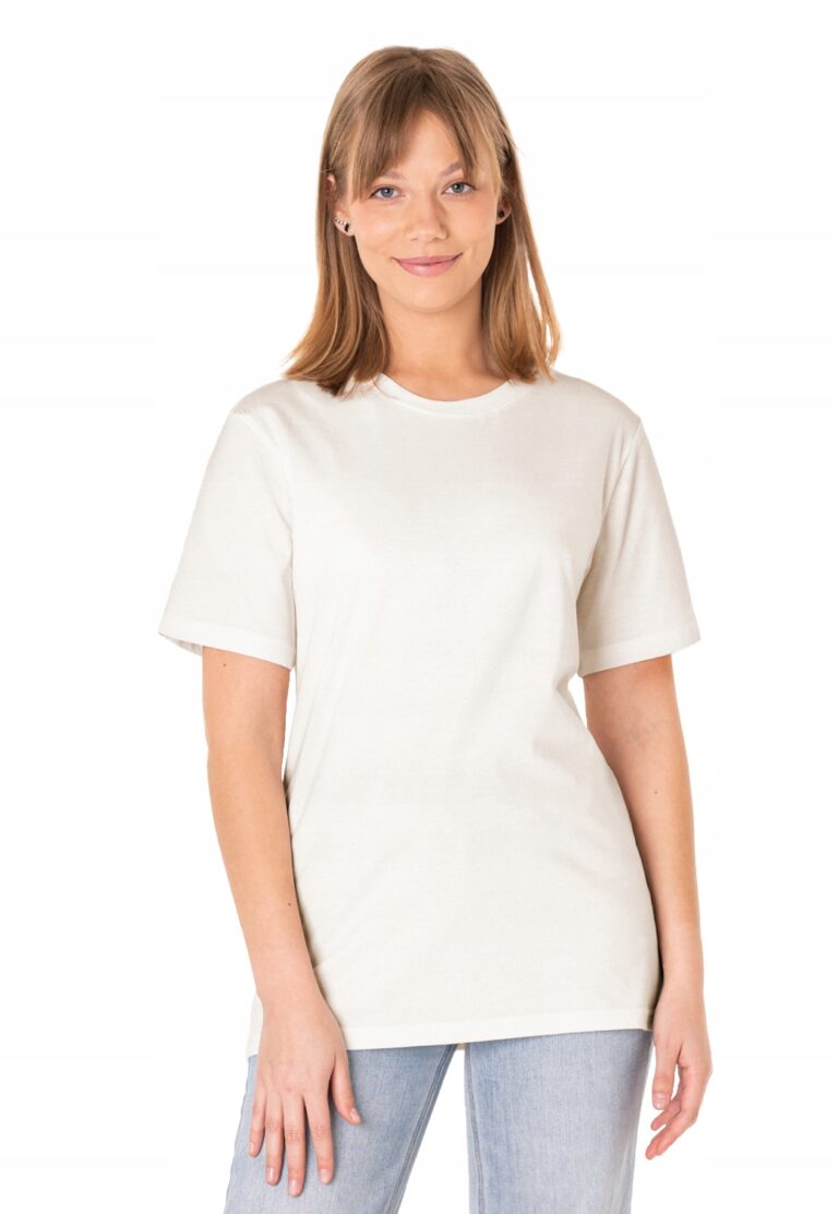 Koszulka Bluzka Damska Gładka BASIC 100% Bawełniana Krótki Rękaw TS05-1 XXL