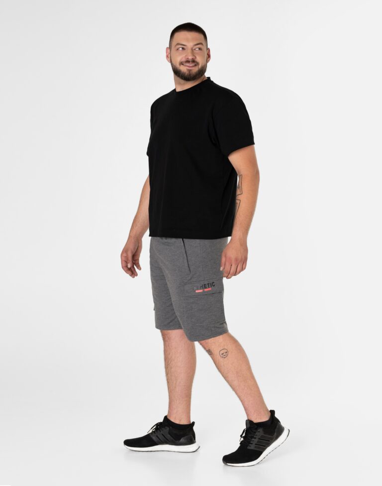 Krótkie Spodnie Spodenki Dresowe Męskie Szorty Dresy Sport 6647-02 M